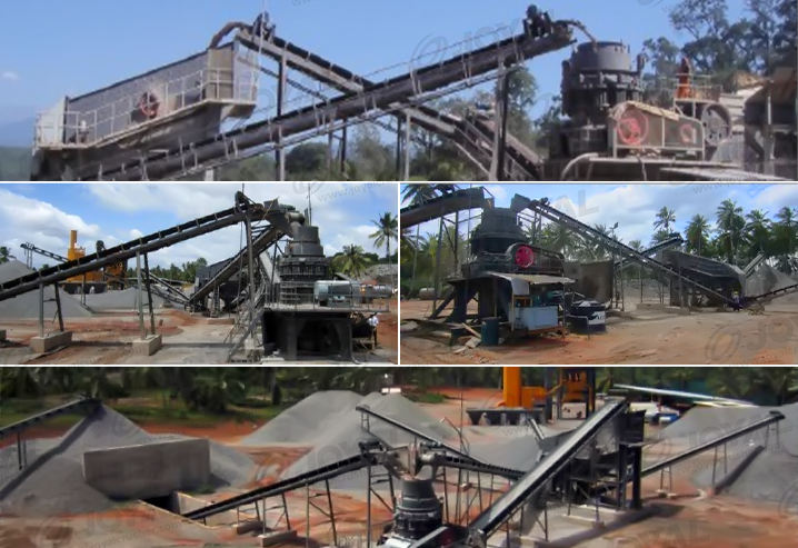 100TPH Granite Crushing Plant In Sri Lanka