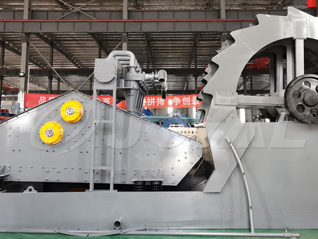 Sand washing & recycling machine