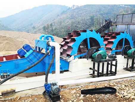 Sand washing & recycling machine